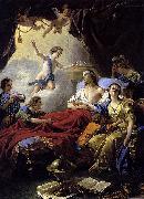 Louis Jean Francois Lagrenee Allegory on the Death of the Dauphin oil on canvas